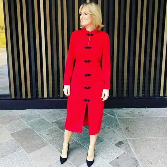 🔥FINAL SALE🔥 ZARA Red Toggle Dress - Picture 6 of 16